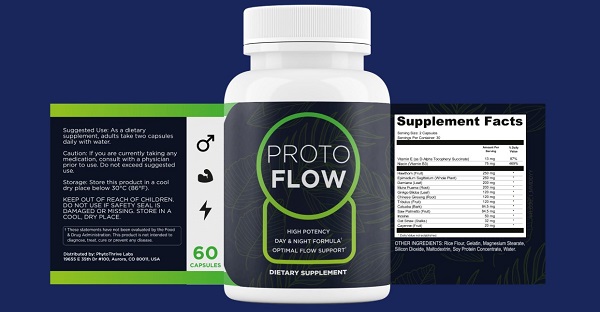 Take two capsules of Protoflow daily with a glass of water