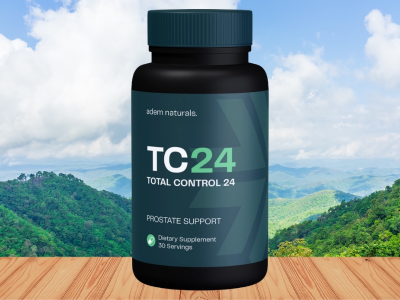 Total Control 24 (TC24) supplement for men over 40 who are experiencing prostate enlargement and urinary issues