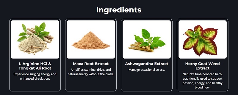 Alpha Surge Reviews - Key Ingredients